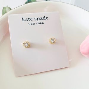 Kate Spade Dainty Crystal Stud Earrings